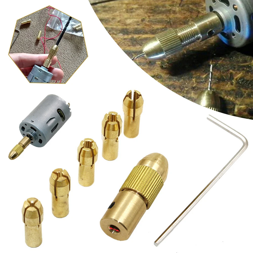 7 Pcs 2mm Electric Motor Shaft Mini Chuck Fixture Clamp 0.5-3.0mm To Drill Bit For Woodworking Tools Accessories
7 Pcs 2mm Electric Motor Shaft Mini Chuck Fixture Clamp 0.5-3.0mm To Drill Bit For Woodworking Tools Accessories