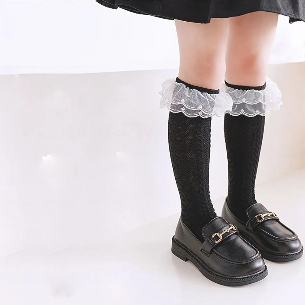 Cute Lovely Comfortable Solid Color Bow Lace Ruffle Korean Style Socks Girls Calf Socks Middle Tube Socks Kids Hosiery
Cute Lovely Comfortable Solid Color Bow Lace Ruffle Korean Style Socks Girls Calf Socks Middle Tube Socks Kids Hosiery