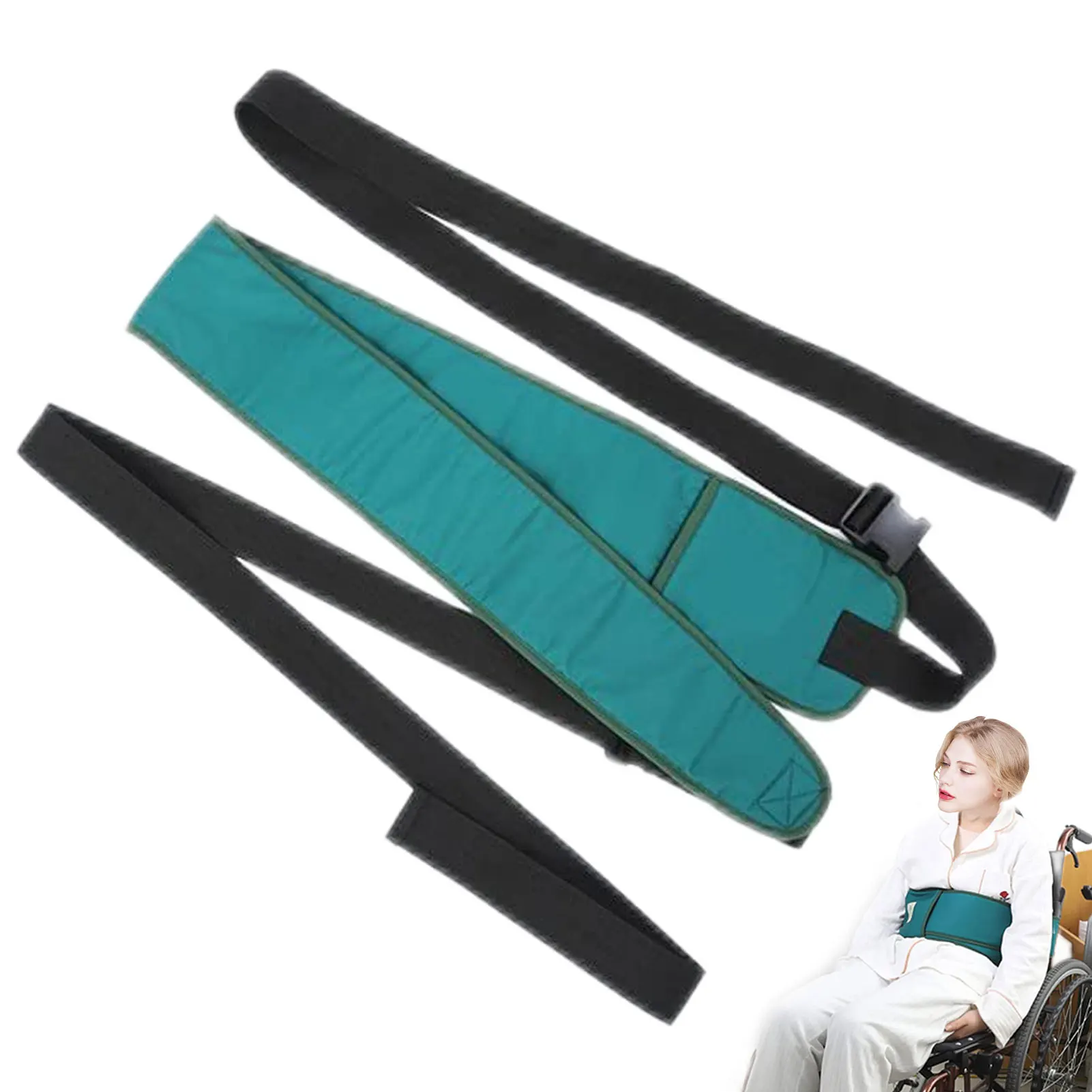 

Anti-Fall Waist Belt Secure Elderly Hospital Bed Straps With Adjustable Nylon Tape Strap For Hospital Anti-Drop Fall Prevention