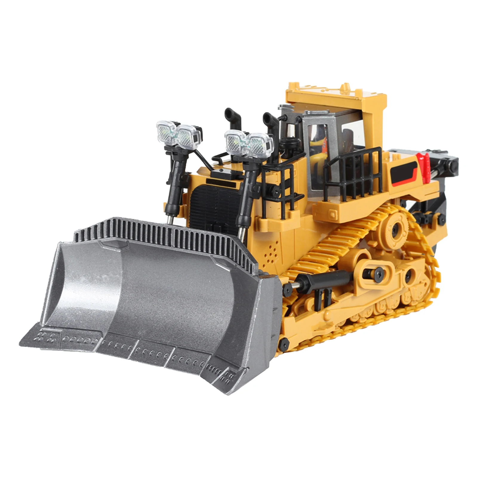 RC Car Alloy Remote Control Bulldozer 1/24 9 Channel Dozer Front Loader Toy with Light and Sound Kids Toy for Boys Children
RC Car Alloy Remote Control Bulldozer 1/24 9 Channel Dozer Front Loader Toy with Light and Sound Kids Toy for Boys Children