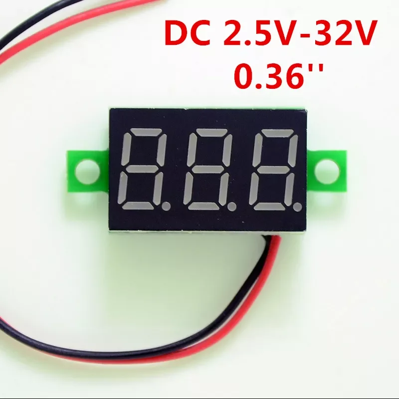 DIY Red Blue Digital LED Mini Display Module DC2.5V-32V DC0-100V Voltmeter Voltage Tester Panel Meter Gauge for Motorcycle Car
DIY Red Blue Digital LED Mini Display Module DC2.5V-32V DC0-100V Voltmeter Voltage Tester Panel Meter Gauge for Motorcycle Car