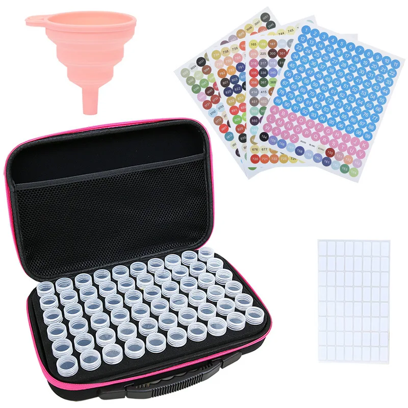 60 Pieces Diamond Painting Tools Storage Box Kits Diamond Painting Accessories Beads Set Mosaic Storage Container Bag 
60 Pieces Diamond Painting Tools Storage Box Kits Diamond Painting Accessories Beads Set Mosaic Storage Container Bag