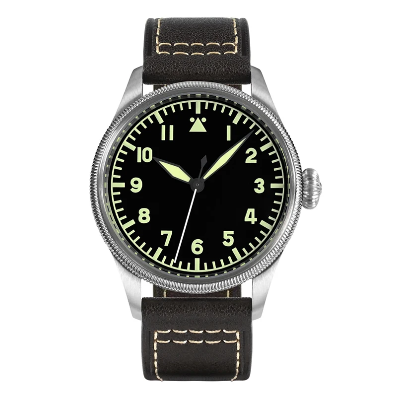San Martin Mens Automatic Watches Pilot Watch Sport Mechanical Wristwatch Military Sapphire 100M Waterproof C3 Luminous YN55
San Martin Mens Automatic Watches Pilot Watch Sport Mechanical Wristwatch Military Sapphire 100M Waterproof C3 Luminous YN55