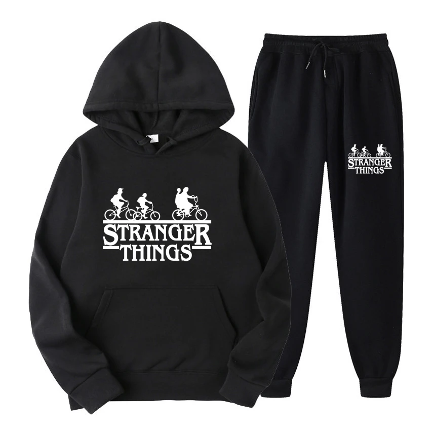 New Men's Stranger Things Printed Hoodies Tracksuit Autumn Hoodies + Pants Two Piece Sets Sportswear Multi Color Joggers Suits
New Men's Stranger Things Printed Hoodies Tracksuit Autumn Hoodies + Pants Two Piece Sets Sportswear Multi Color Joggers Suits