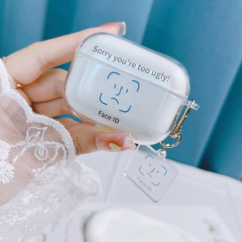 Cute Face ID Letter Silicone Eearphone Case Clear Cartoon Bluetooth Charging Box With Pendant Keychain
Cute Face ID Letter Silicone Eearphone Case Clear Cartoon Bluetooth Charging Box With Pendant Keychain