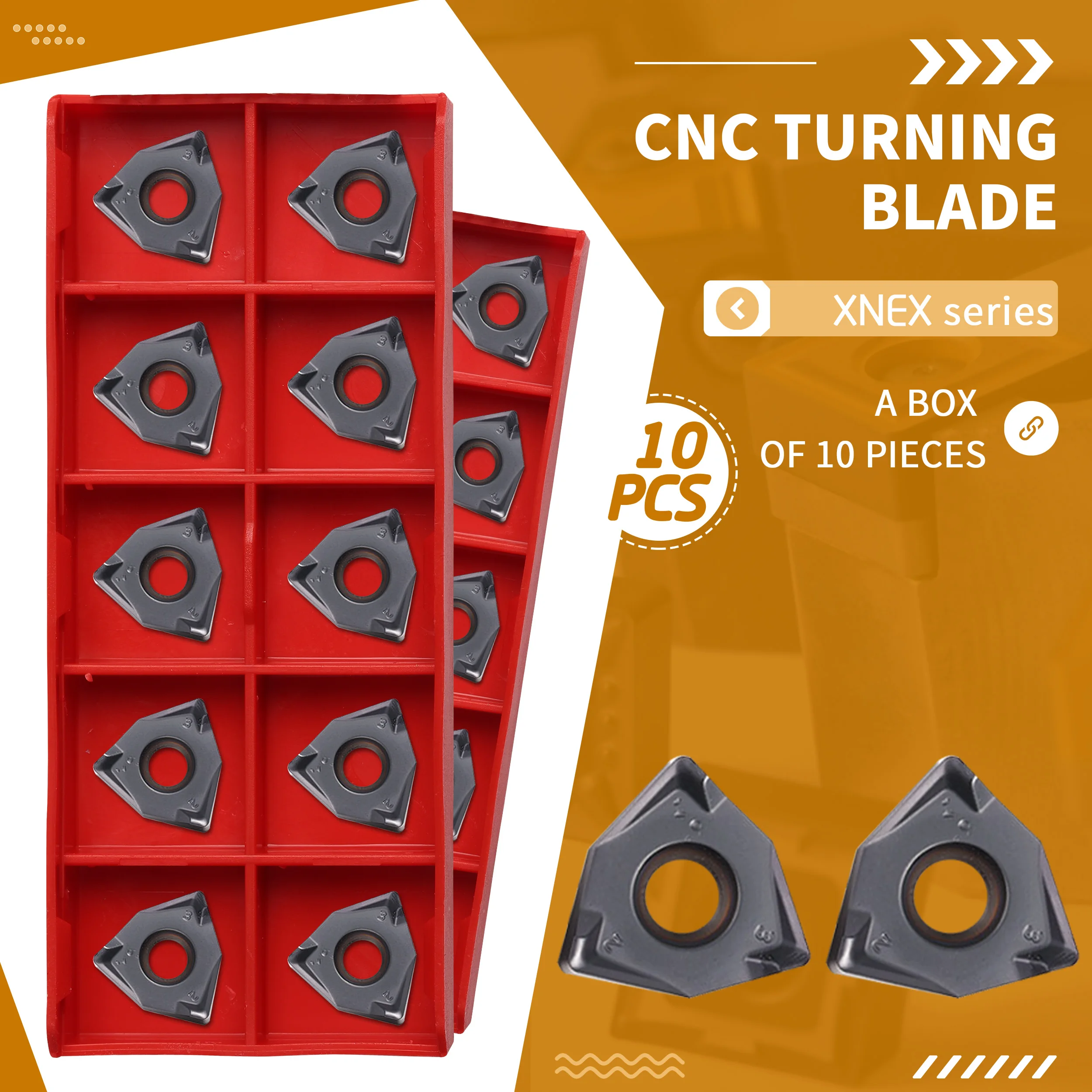 XNEX080608TR CT130 High Quality CNC Lathe Tool Double-Sided Triangle Six-edged Carbide Milling Insert Wear-Resistant And Durable
XNEX080608TR CT130 High Quality CNC Lathe Tool Double-Sided Triangle Six-edged Carbide Milling Insert Wear-Resistant And Durable
