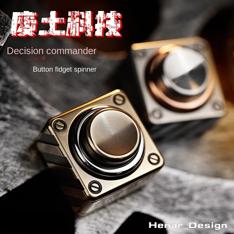 Decision Commander Waste Soil Technology CNC Button Fingertip Gyro Metal Toy Decompression Artifact
Decision Commander Waste Soil Technology CNC Button Fingertip Gyro Metal Toy Decompression Artifact