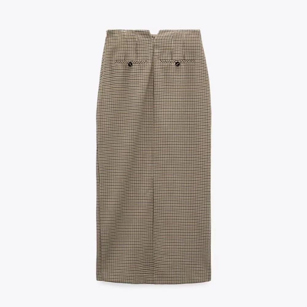 Fall New Fashion Women's Sweet Versatile Poplin High Waist Pocket Decorated Back Split Plaid Straight Skirt
Fall New Fashion Women's Sweet Versatile Poplin High Waist Pocket Decorated Back Split Plaid Straight Skirt