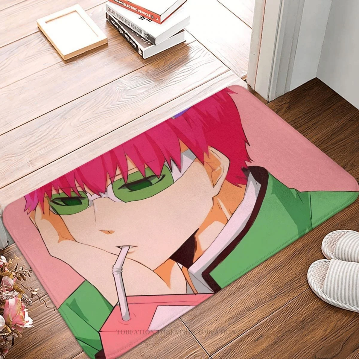 

The Disastrous Life Of Saiki K Non-slip Doormat Drink Bath Kitchen Mat Prayer Carpet Home Pattern Decor