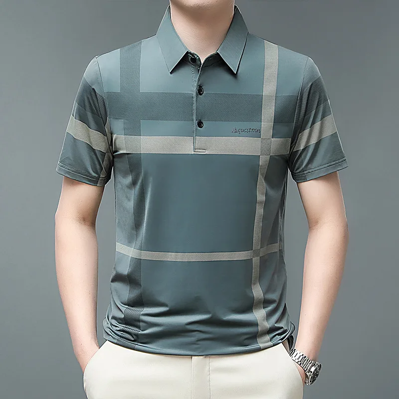 2023 New Short Sleeve Korean Fashion T-shirt Men's Clothing Polo Shirt Loose Casual Comfort Pullovers Summer Striped Printed Top
2023 New Short Sleeve Korean Fashion T-shirt Men's Clothing Polo Shirt Loose Casual Comfort Pullovers Summer Striped Printed Top