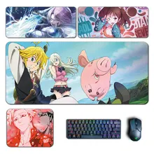 The Seven Deadly Sins Mouse Pad Meliodas Ban King Diane Anime MousePad Keyboard Padding Manga PC Gaming Accessories Desk Mats