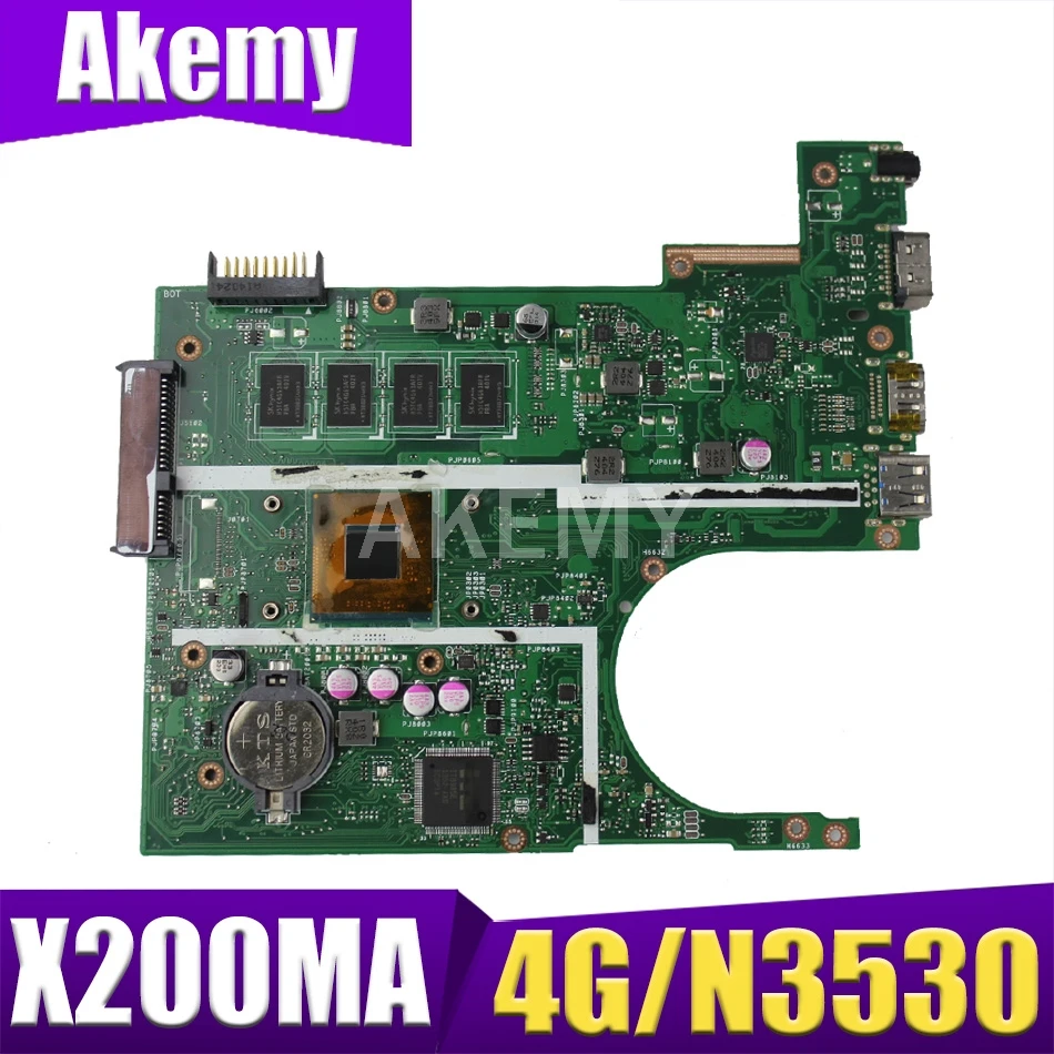 Материнская плата 90NB04U1-R00201 X200MA для ноутбука ASUS F200M X200MA материнская плата N3530 ЦП 4 Гб ОЗУ
Материнская плата 90NB04U1-R00201 X200MA для ноутбука ASUS F200M X200MA материнская плата N3530 ЦП 4 Гб ОЗУ