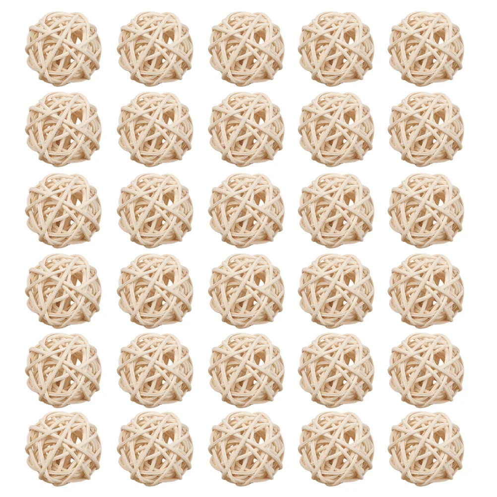 30Pcs 3cm Wicker Rattan Balls Natural Woven Hanging Pendants Aromatherapy Rattan Wedding Table Decoration
30Pcs 3cm Wicker Rattan Balls Natural Woven Hanging Pendants Aromatherapy Rattan Wedding Table Decoration