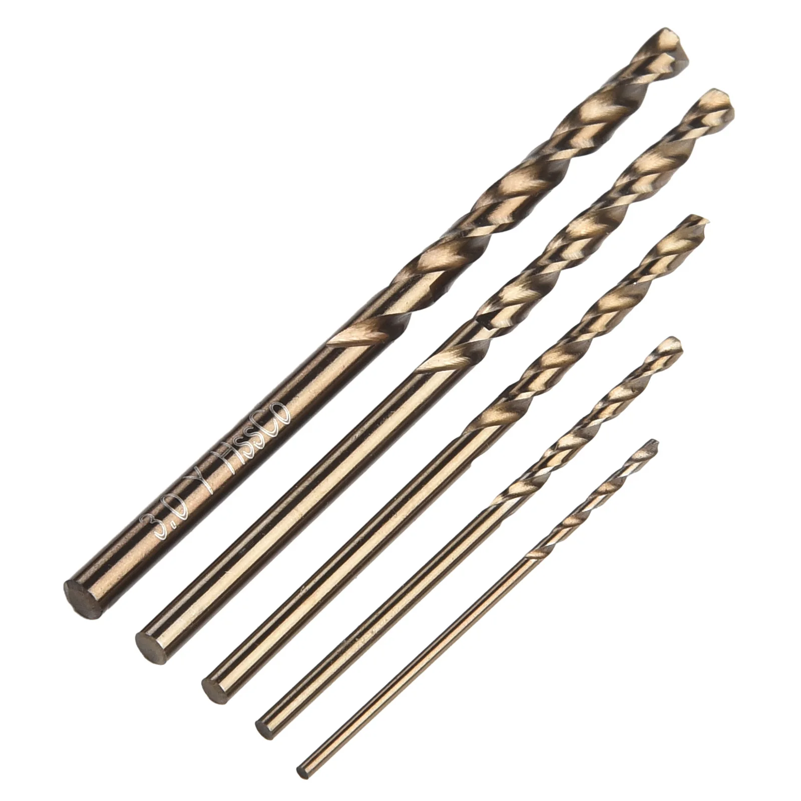 Auger Type HSS Co M35 Cobalt Drill Bit Set Enhanced Drilling Efficiency for Stainless Steel Includes 5 Long Lasting Bits
Auger Type HSS Co M35 Cobalt Drill Bit Set Enhanced Drilling Efficiency for Stainless Steel Includes 5 Long Lasting Bits