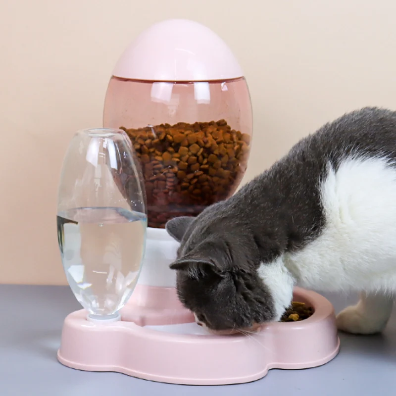 2 IN 1 Cat Water Food Feeder Dispenser Automatic Dog Cats Drinking Bottles Feeding Bowl Dispensers Pet Supplies 600ML
2 IN 1 Cat Water Food Feeder Dispenser Automatic Dog Cats Drinking Bottles Feeding Bowl Dispensers Pet Supplies 600ML