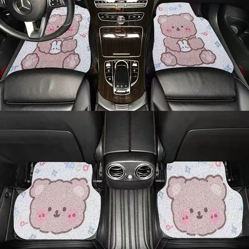 Автомобильный проволочный коврик, защитный коврик, милый мультяшный автомобильный коврик с шелковым кольцом, женский автомобильный коврик...
Автомобильный проволочный коврик, защитный коврик, милый мультяшный автомобильный коврик с шелковым кольцом, женский автомобильный коврик...