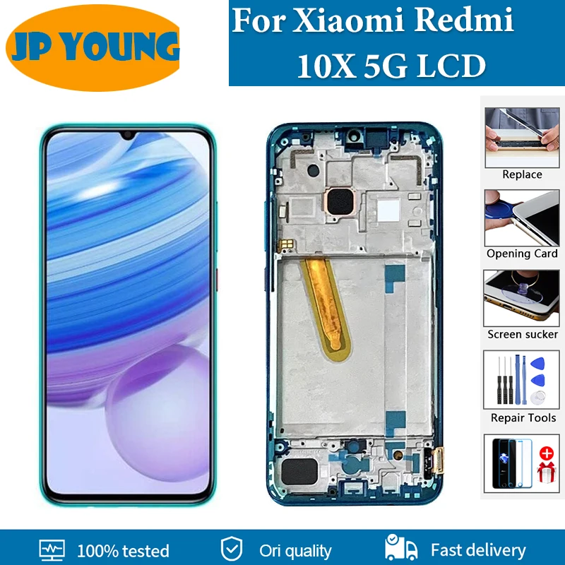 Оригинальный дисплей 6,57 дюйма для Xiaomi Redmi 10X Φ LCD M2004J7BC, сенсорный дигитайзер, экран в сборе для Redmi 10X Pro, 5G LCD с рамкой
Оригинальный дисплей 6,57 дюйма для Xiaomi Redmi 10X Φ LCD M2004J7BC, сенсорный дигитайзер, экран в сборе для Redmi 10X Pro, 5G LCD с рамкой