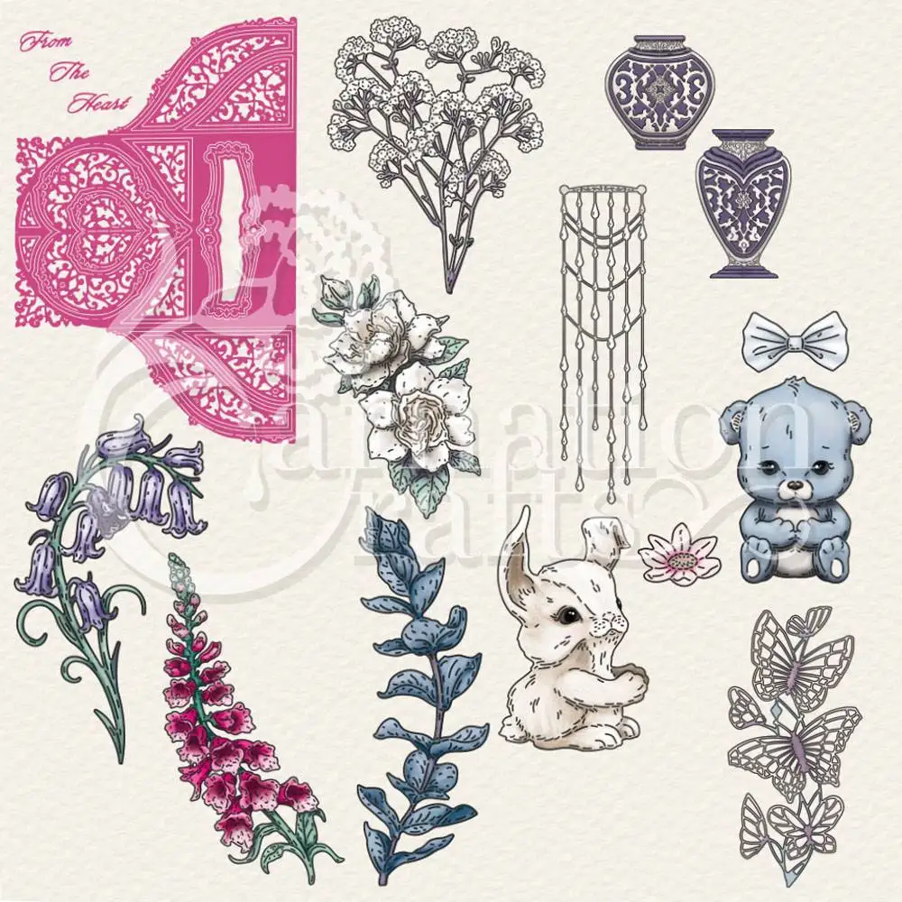 Star Garden Bear And Rabbit Metal Cutting Dies New Make Photo Album Card Diy Paper Embossing Craft Supplies Handmade
Star Garden Bear And Rabbit Metal Cutting Dies New Make Photo Album Card Diy Paper Embossing Craft Supplies Handmade