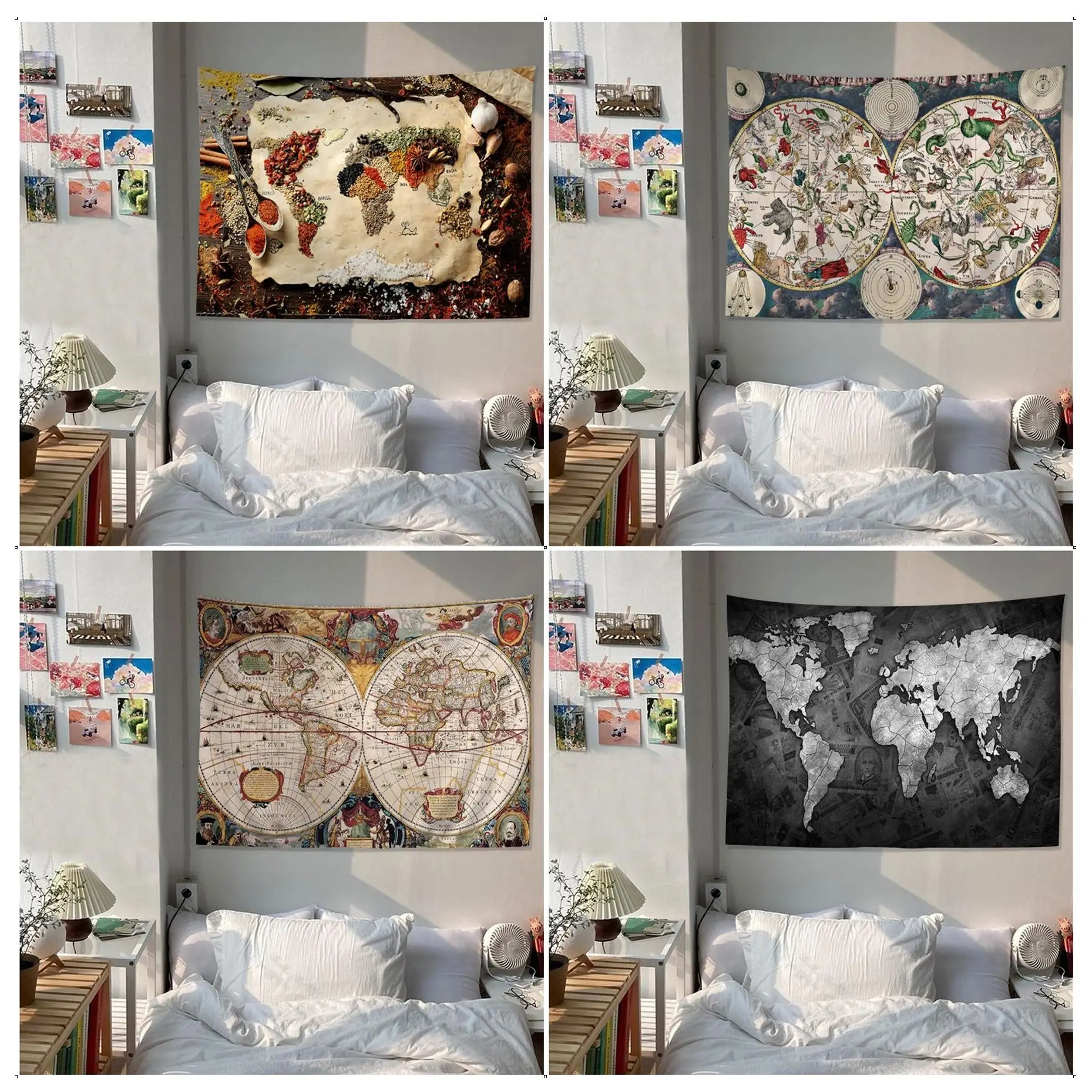 World Map Colorful Tapestry Wall Hanging Hippie Flower Wall Carpets Dorm Decor Wall Hanging Home Decor
World Map Colorful Tapestry Wall Hanging Hippie Flower Wall Carpets Dorm Decor Wall Hanging Home Decor