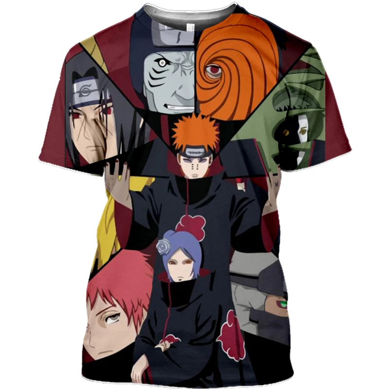 New Anime Fashion Casual Naruto 3D Printing Mens Tshirt Kakashi Short Sleeve Harajuku Akatsuki Tops Summer O-Neck Uchiha T-shirt
New Anime Fashion Casual Naruto 3D Printing Mens Tshirt Kakashi Short Sleeve Harajuku Akatsuki Tops Summer O-Neck Uchiha T-shirt
