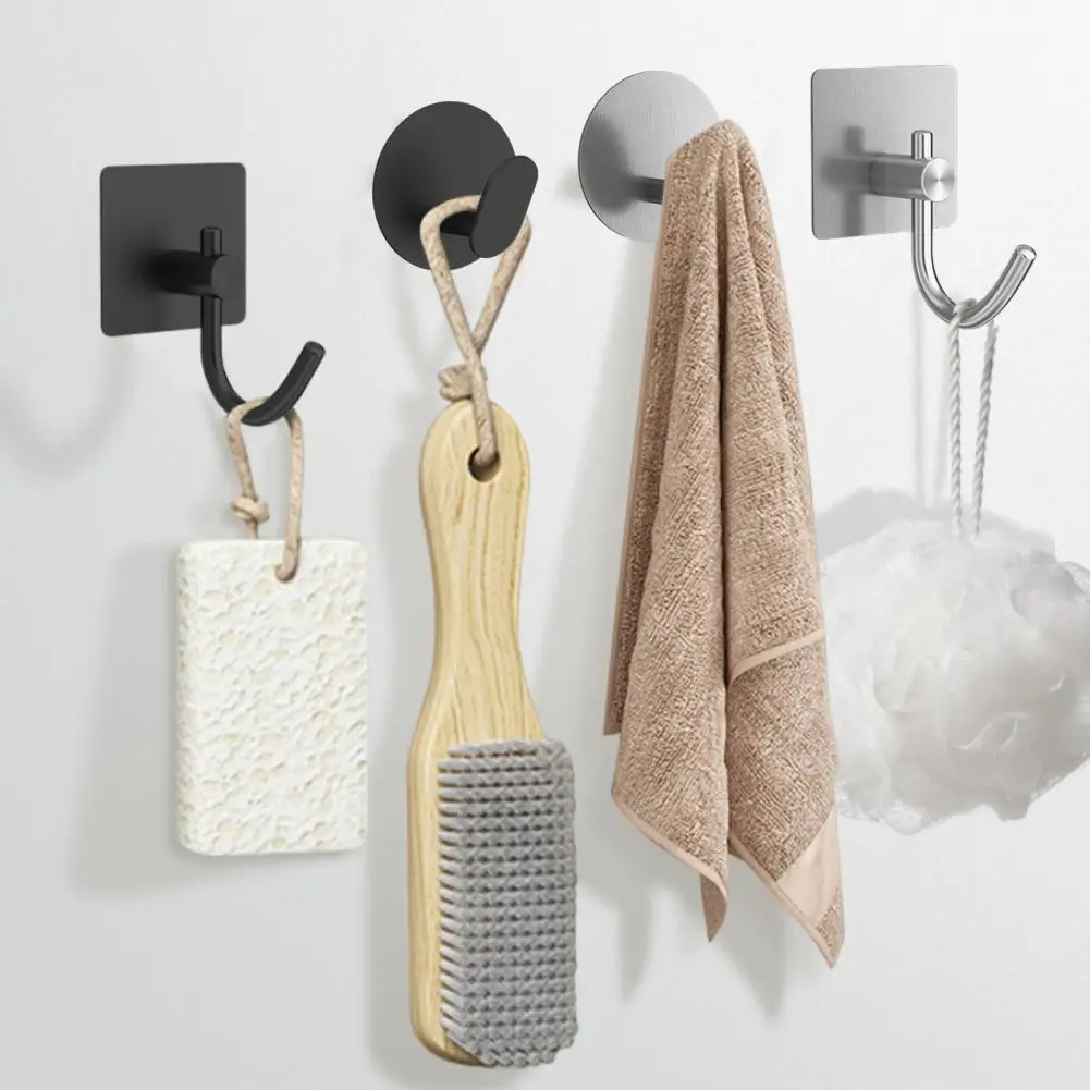 Bathroom Hooks 4Pcs Modern Punch Free Corrosion Resistant Clothes Towel Scarf Hanging Hooks Home Supplies
Bathroom Hooks 4Pcs Modern Punch Free Corrosion Resistant Clothes Towel Scarf Hanging Hooks Home Supplies