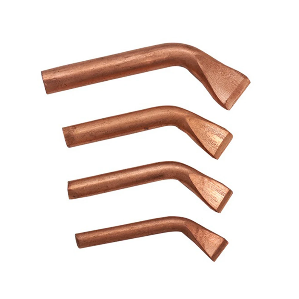 4PCS 75-200W Soldering Iron Tip Bent Flat Head Pure Red Copper Iron Tips Electric Welding External Heat High Power Tip
4PCS 75-200W Soldering Iron Tip Bent Flat Head Pure Red Copper Iron Tips Electric Welding External Heat High Power Tip