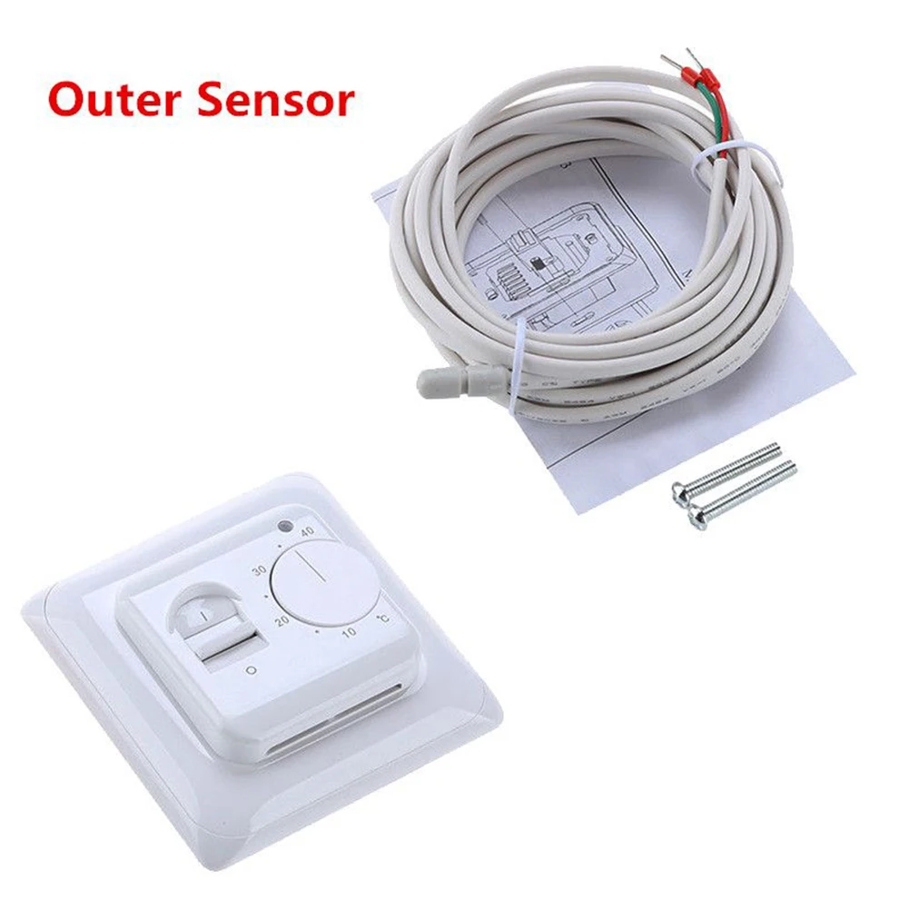 

Electric Floor Heating Room Thermostat Mechanical Warm M5 Floor Cable Use Termostat 230V 16A Temperature Controller Instrument