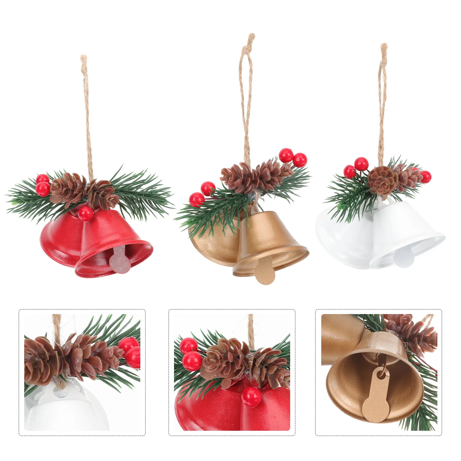 

Christmas Bell Tree Hanging Jingle Bellspendants Ornaments Holiday Pendant Decor Decoration Ornament Diy Decors Berry Forbronze