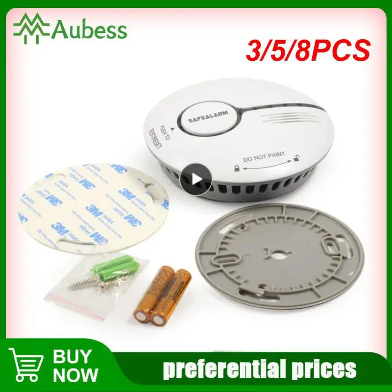 3/5/8PCS For Home Kitchen Wireless Gas Detector 85db Tuya Smoke Detector Remote Monitoring Smart Home Smart Fire Alarm Sensor
3/5/8PCS For Home Kitchen Wireless Gas Detector 85db Tuya Smoke Detector Remote Monitoring Smart Home Smart Fire Alarm Sensor