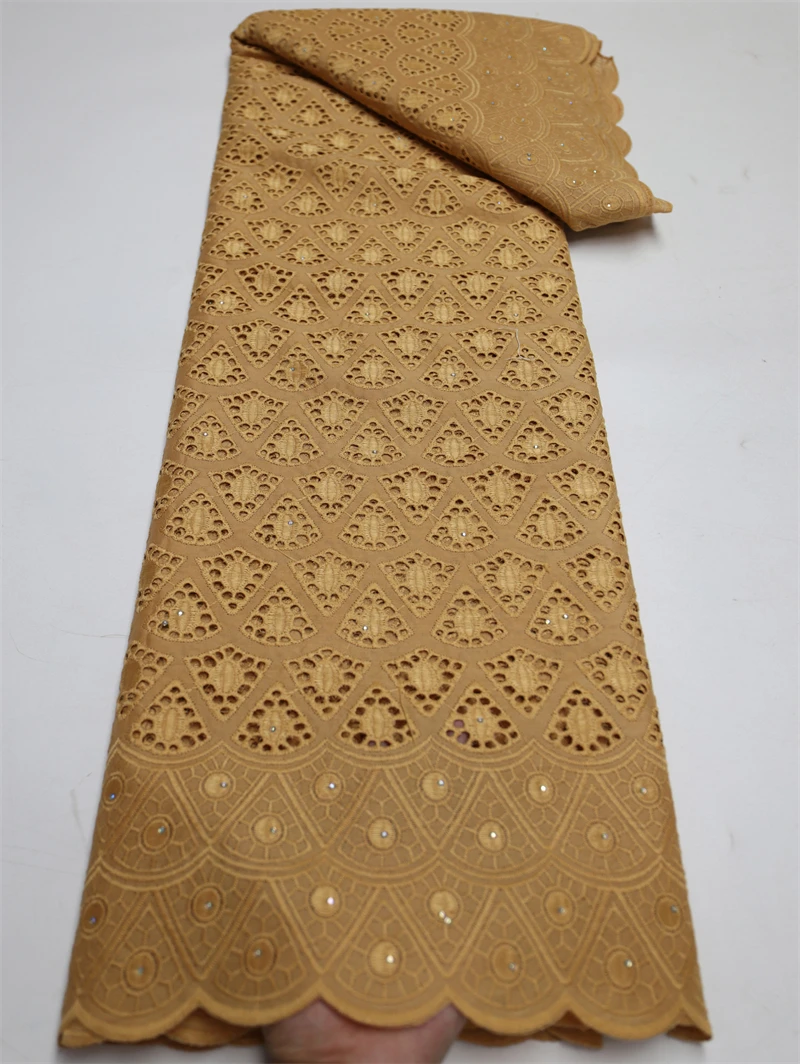 African French Cotton Lace Fabric Embroidery 5 Yards Nigerian Cotton Lace Fabrics 2023 High Quality For Sewing Women Party Dress
African French Cotton Lace Fabric Embroidery 5 Yards Nigerian Cotton Lace Fabrics 2023 High Quality For Sewing Women Party Dress