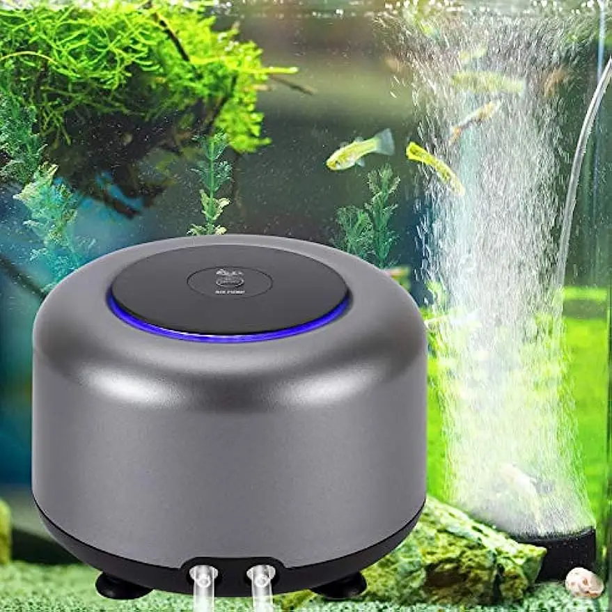 Aquarium Air Pump Fish Aerator Pump Dual Outlets Powerful Adjustable Oxygen Air Pump Hydroponics for Fish Tank Up to 300 Gallon
Aquarium Air Pump Fish Aerator Pump Dual Outlets Powerful Adjustable Oxygen Air Pump Hydroponics for Fish Tank Up to 300 Gallon