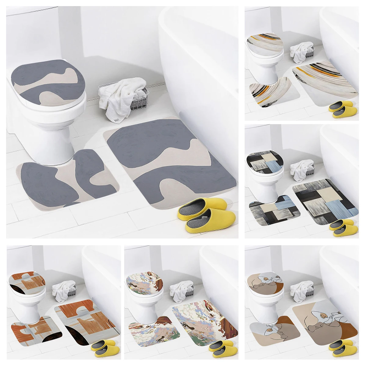 Домашние напольные коврики для ванной комнаты в натуральном животном стиле, коврик для ног для ванной, современные аксессуары для ванной комнаты, Противоскользящий коврик для ванной 
Домашние напольные коврики для ванной комнаты в натуральном животном стиле, коврик для ног для ванной, современные аксессуары для ванной комнаты, Противоскользящий коврик для ванной