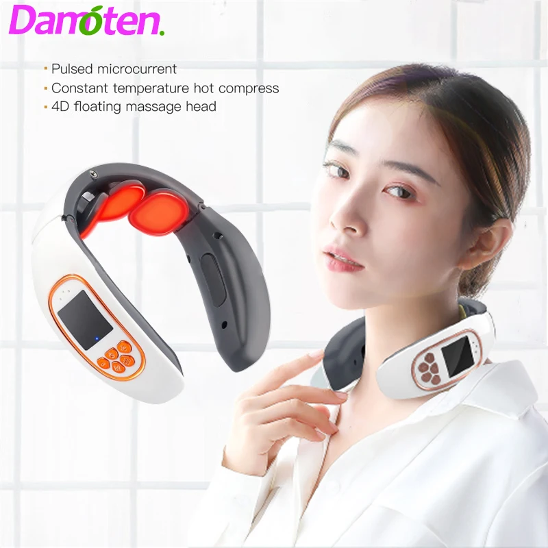Neck Massager Pain Relief Electric Cervical Massager Pulse TENS Therapy Shoulder Traction Device Remote Control Massage Relaxati
Neck Massager Pain Relief Electric Cervical Massager Pulse TENS Therapy Shoulder Traction Device Remote Control Massage Relaxati