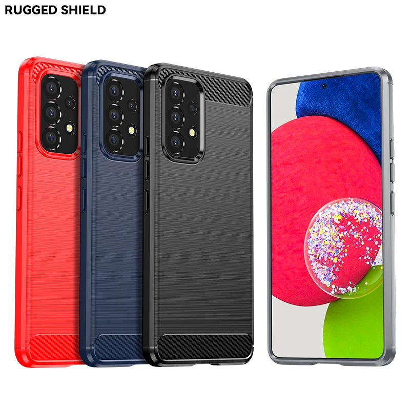 for Samsung Galaxy A53 5G / A52 / A51 / A51 5G UW / A50 / A5 2017 Brushed Carbon Fiber Texture Soft Flexible TPU Shockproof Case
for Samsung Galaxy A53 5G / A52 / A51 / A51 5G UW / A50 / A5 2017 Brushed Carbon Fiber Texture Soft Flexible TPU Shockproof Case