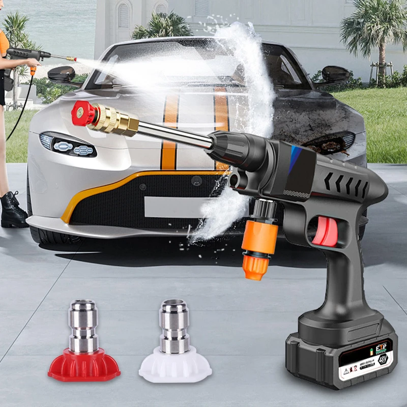 100Bar Foam Generator Water Gun Spray Cleaner Car Washing Machine 48V Wireless High Pressure Car Wash Washer Gun
100Bar Foam Generator Water Gun Spray Cleaner Car Washing Machine 48V Wireless High Pressure Car Wash Washer Gun