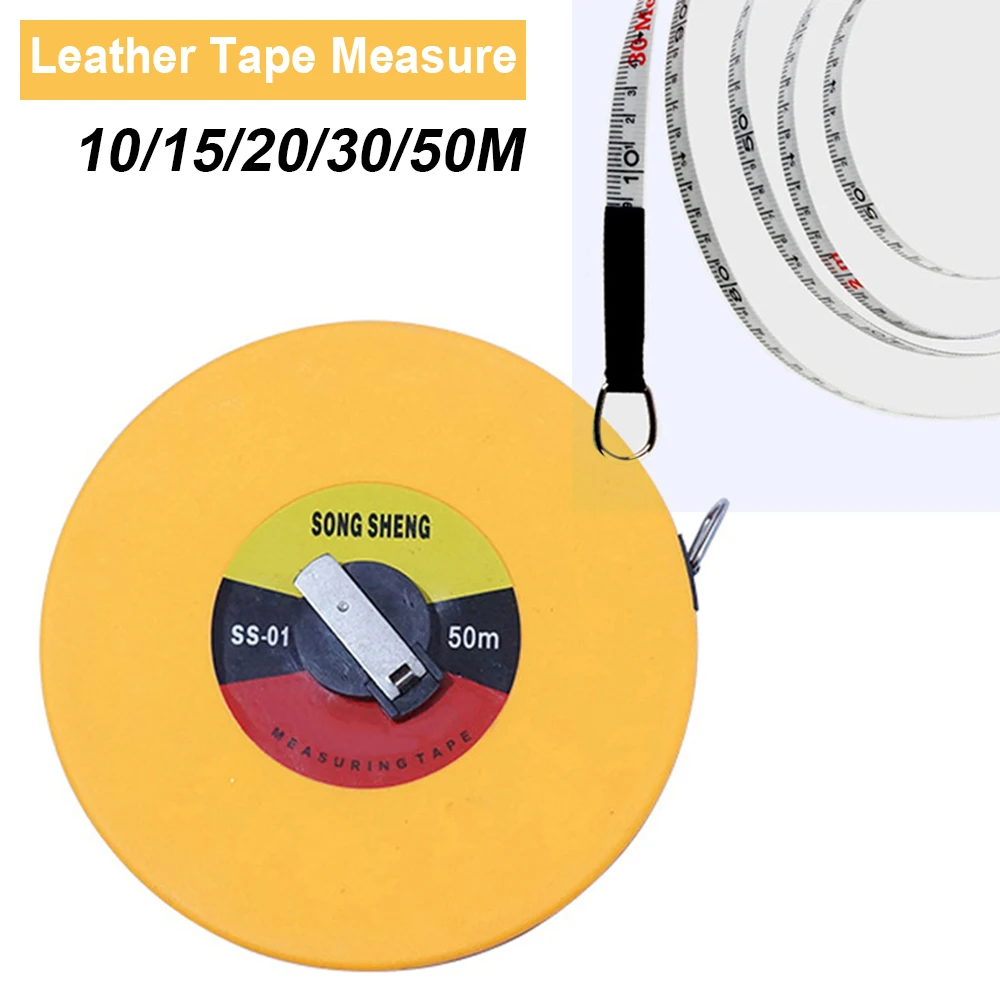 Hand-held 10/15/20/30/50M Tape Measure Circular Glass Fiber Leather Tape Carpenter Metric Measuring Meter Tape Measure Tool
Hand-held 10/15/20/30/50M Tape Measure Circular Glass Fiber Leather Tape Carpenter Metric Measuring Meter Tape Measure Tool