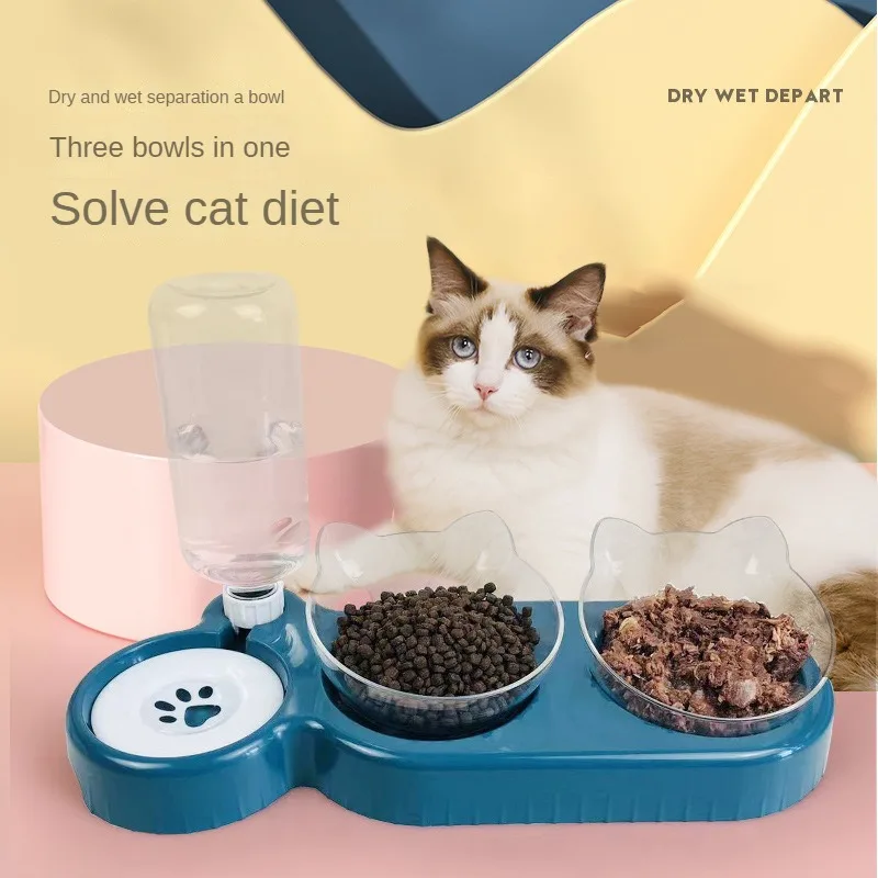 Cat Bowl Automatic Pet Feeder 3-in-1 Water Bowl for Dog Water Automatic Feeder Cats Anti-splash Drinker Automatic Feeder
Cat Bowl Automatic Pet Feeder 3-in-1 Water Bowl for Dog Water Automatic Feeder Cats Anti-splash Drinker Automatic Feeder