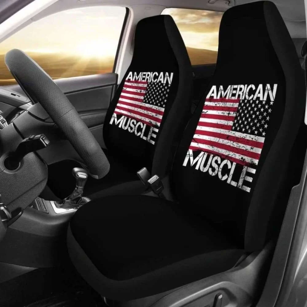 American Muscle Flag Car Seat Covers,Pack of 2 Universal Front Seat Protective Cover
American Muscle Flag Car Seat Covers,Pack of 2 Universal Front Seat Protective Cover