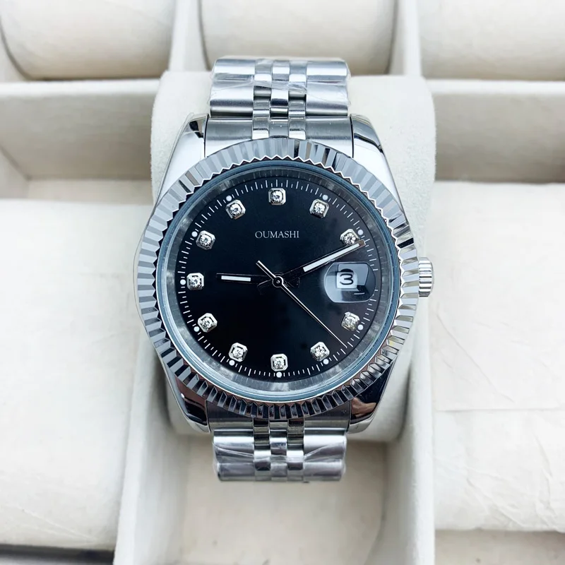 Men's Mechanical Watch Miyota Movement Sapphire Glass Jubilee Strap Waterproof 316 Stainless Steel Strap Luxury Watch
Men's Mechanical Watch Miyota Movement Sapphire Glass Jubilee Strap Waterproof 316 Stainless Steel Strap Luxury Watch