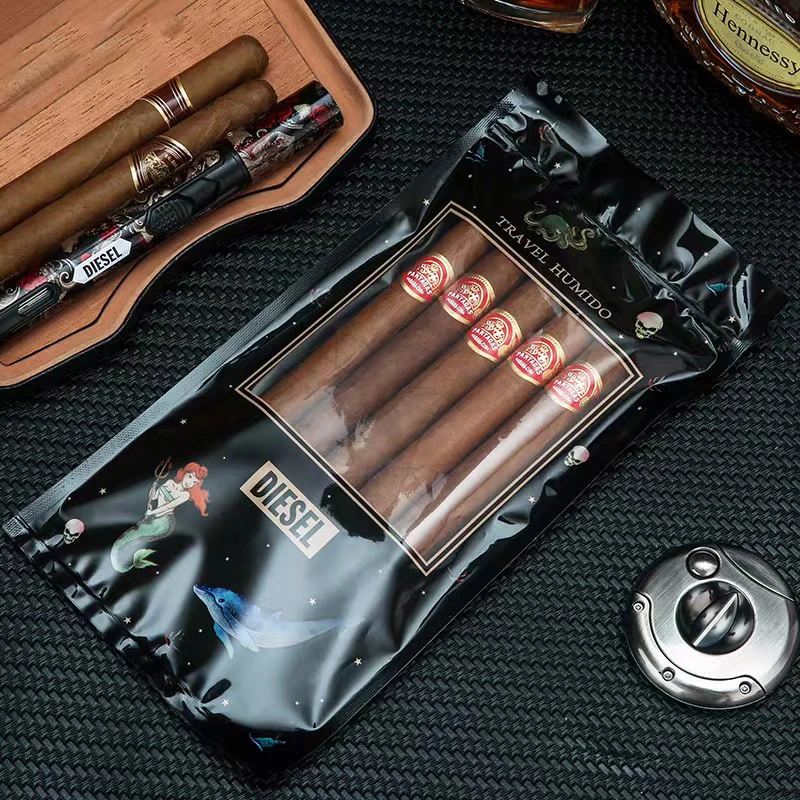 Cigar Moisturizing Bag Portable Travel Cigar Moisturizing Bag 5 Packs Sealed Cigar Bag Smoking Set
Cigar Moisturizing Bag Portable Travel Cigar Moisturizing Bag 5 Packs Sealed Cigar Bag Smoking Set