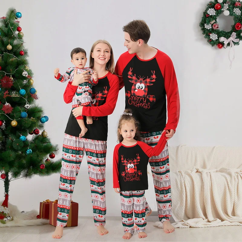 Litthing Family Christmas Pajamas Set Family Matching Clothes Xmas Party Wear Adult Kids Pyjama Set Cotton Baby Romper Sleepwear
Litthing Family Christmas Pajamas Set Family Matching Clothes Xmas Party Wear Adult Kids Pyjama Set Cotton Baby Romper Sleepwear