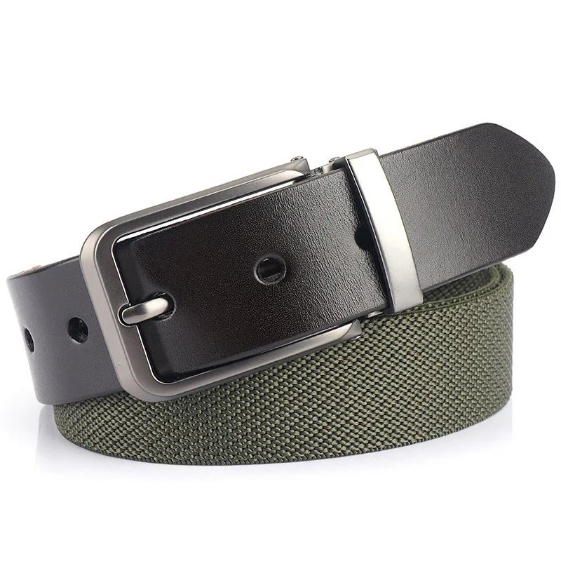 Fashion Man Webbing Nylon Belt Elastic Leather Casual Famous Luxury Brand Versatile Jeans Belt for Men Cowskin Waist Belt HQ249
Fashion Man Webbing Nylon Belt Elastic Leather Casual Famous Luxury Brand Versatile Jeans Belt for Men Cowskin Waist Belt HQ249