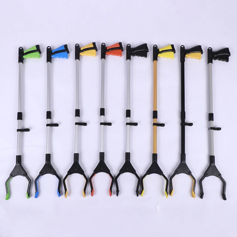 

1Pc Foldable Litter Reachers Pickers Pick Up Tools Gripper Adjustable Angle Waste Collection Pickup Tools With Magnetic Grabber