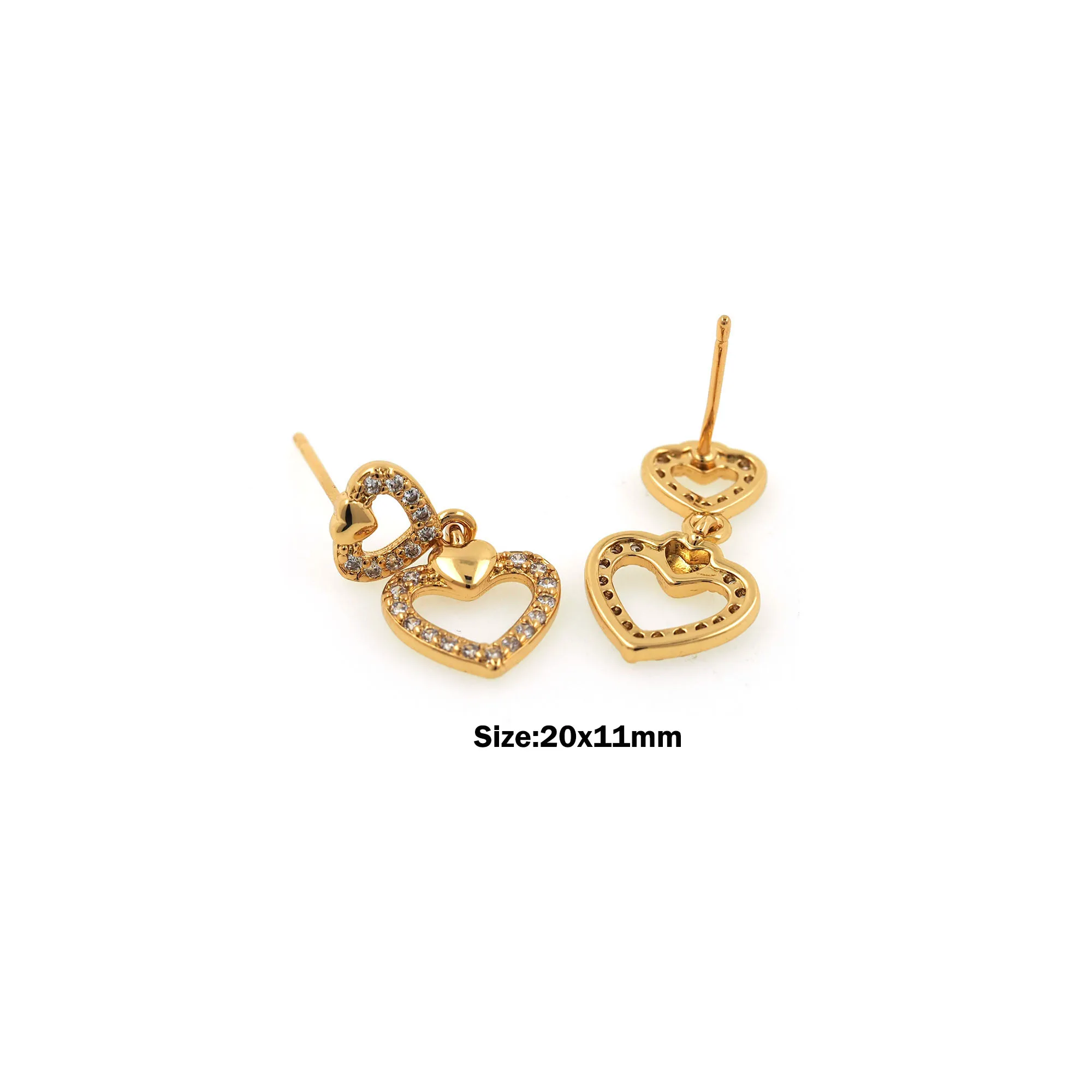 New Fashion Cubic Zirconia Hollow Heart Stud Earrings Cute Earrings Women's Wedding Party Birthday Jewelry Gifts
New Fashion Cubic Zirconia Hollow Heart Stud Earrings Cute Earrings Women's Wedding Party Birthday Jewelry Gifts