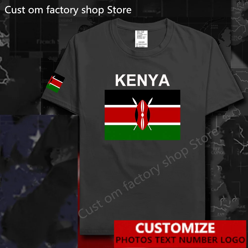 Republic of Kenya Kenyan men t shirt Free Custom Jersey DIY Name Number LOGO 100% Cotton Men Women Loose Casual T-shirt
Republic of Kenya Kenyan men t shirt Free Custom Jersey DIY Name Number LOGO 100% Cotton Men Women Loose Casual T-shirt