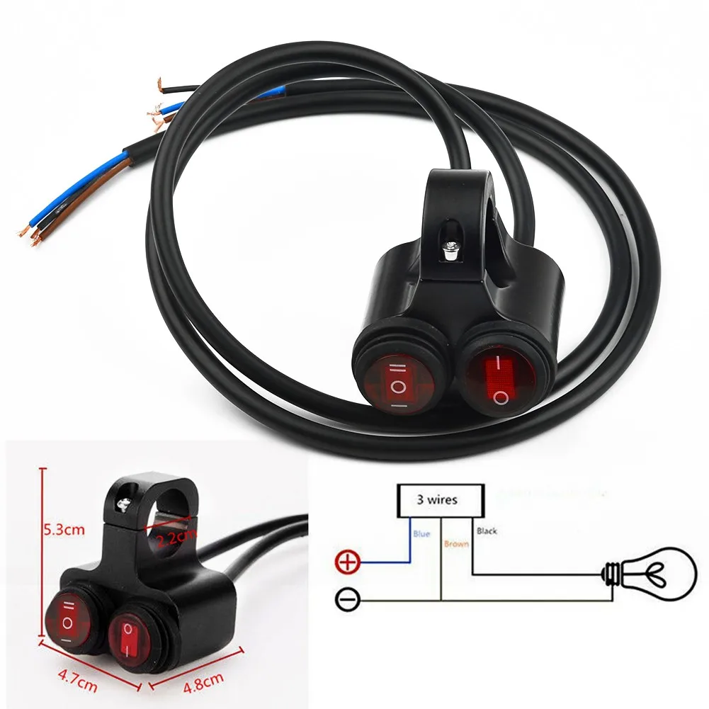 22mm Motorcycle Switch 12V 7/8Inch Motorcycle Handlebar Control Switch OFF Headlight Waterproof Design High Quality Material
22mm Motorcycle Switch 12V 7/8Inch Motorcycle Handlebar Control Switch OFF Headlight Waterproof Design High Quality Material
