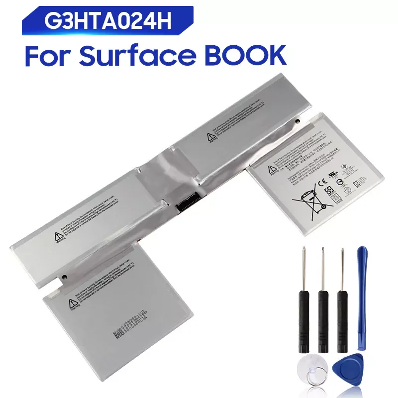 Replacement Battery For Microsoft Surface BOOK G3HTA024H G3HTA023H Genuine Tablet Battery 6800mAh
Replacement Battery For Microsoft Surface BOOK G3HTA024H G3HTA023H Genuine Tablet Battery 6800mAh
