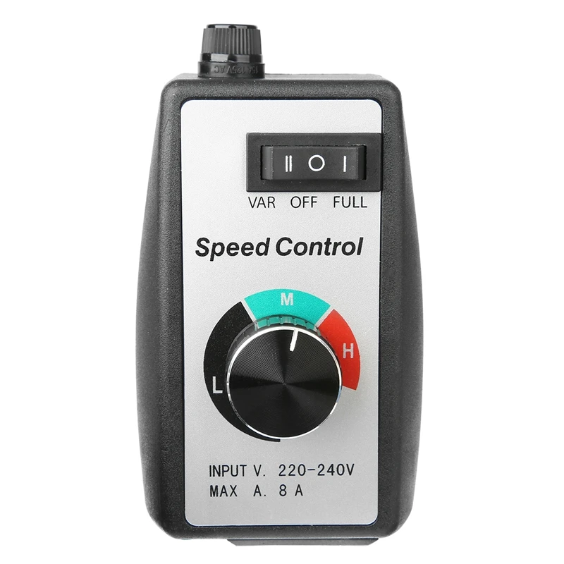 EU Plug Motor Speed Controller Universal Electronic Stepless Governor Switch Blower Duct Fan Speed Regulator 220-240V
EU Plug Motor Speed Controller Universal Electronic Stepless Governor Switch Blower Duct Fan Speed Regulator 220-240V