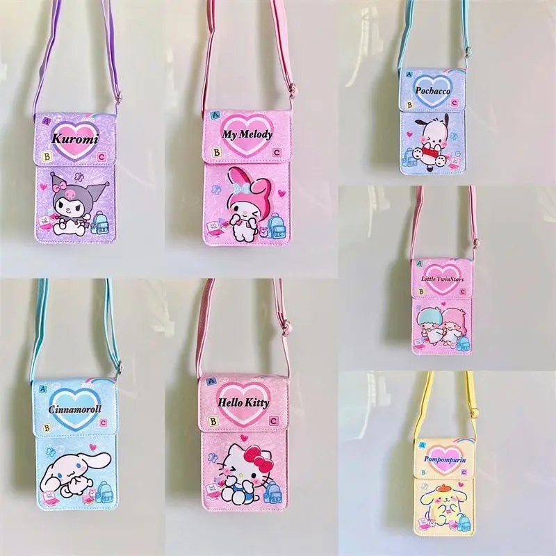 Kawaii Sanrios Cartoon Mobile Phone Bag Hello Kittys Kuromi Cinnamoroll Student High Capacity Girl Heart Portable Coin Purse
Kawaii Sanrios Cartoon Mobile Phone Bag Hello Kittys Kuromi Cinnamoroll Student High Capacity Girl Heart Portable Coin Purse