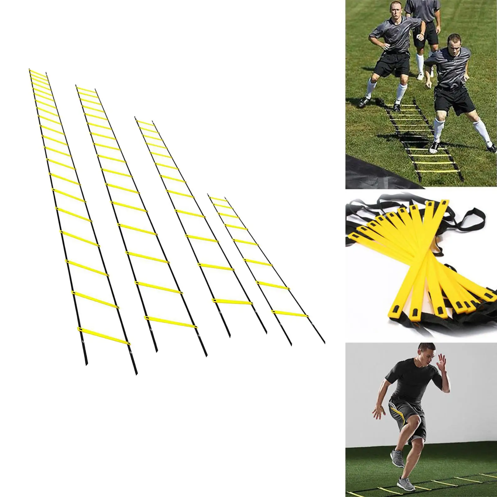 Agility Speed Training Ladder Footwork Fitness for Football Soccer Exercise
Agility Speed Training Ladder Footwork Fitness for Football Soccer Exercise